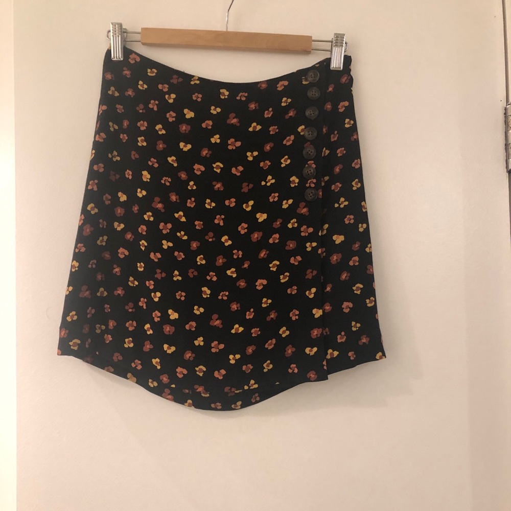 Madewell Side-button A-line Mini Skirt